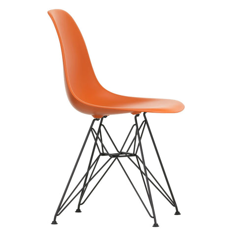 Cadeira Eames DSR em Plástico / Base Preta